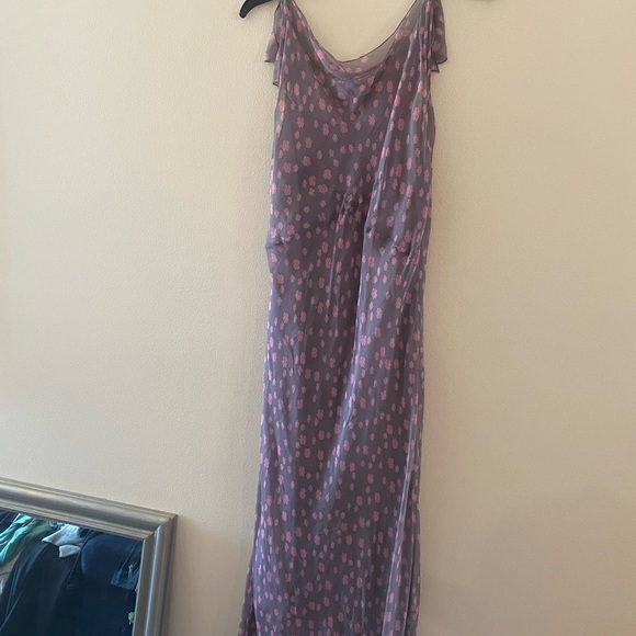 Dresses & Skirts - Purple and Pink Polka Dot Dress